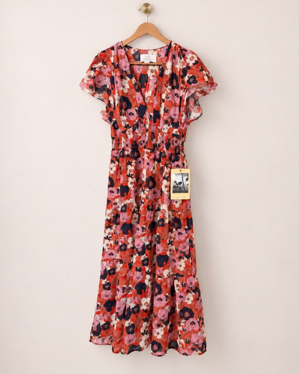 Trovata Birds of Paradis Floral Dress Size Small NWT